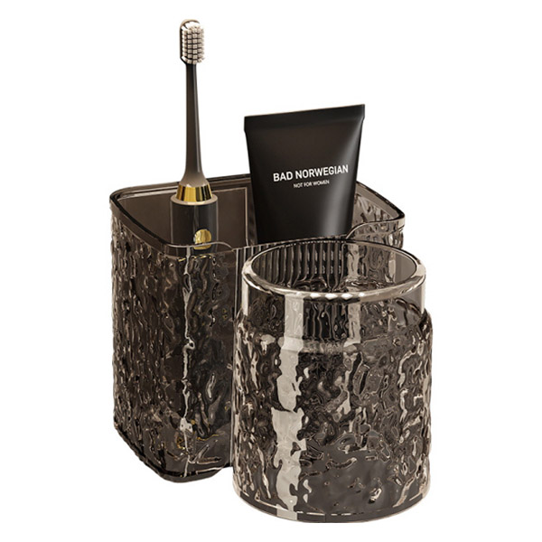 피어니스트 벽걸이 칫솔 세면도구 양치 컵 디스펜서, 블랙, 1개 11,910원