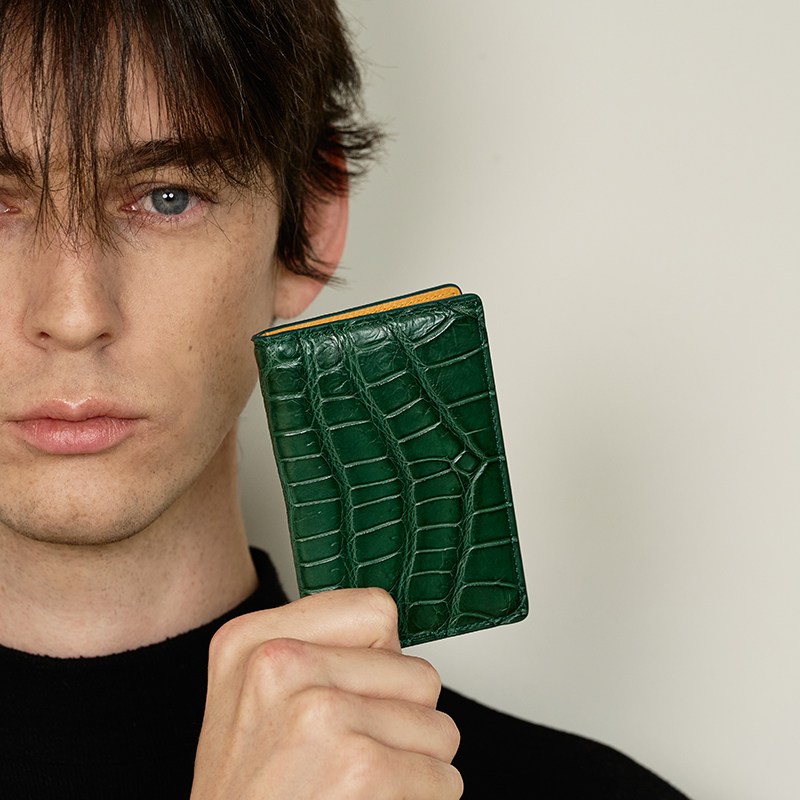 인피니토 오거나이저 카드지갑 리얼 악어가죽 포켓 카드홀더 명함지갑 174,000원