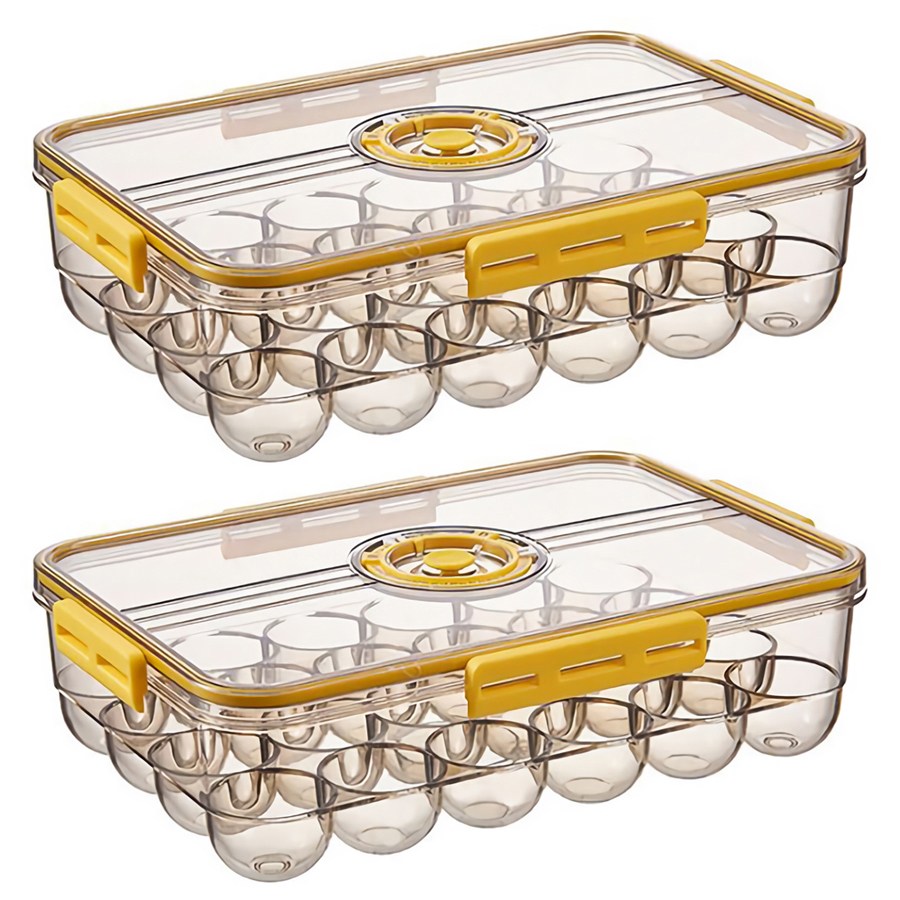 세정컴퍼니 계란 트레이 2P 락 보관함 냉장고 달걀 케이스 24구 24,850원