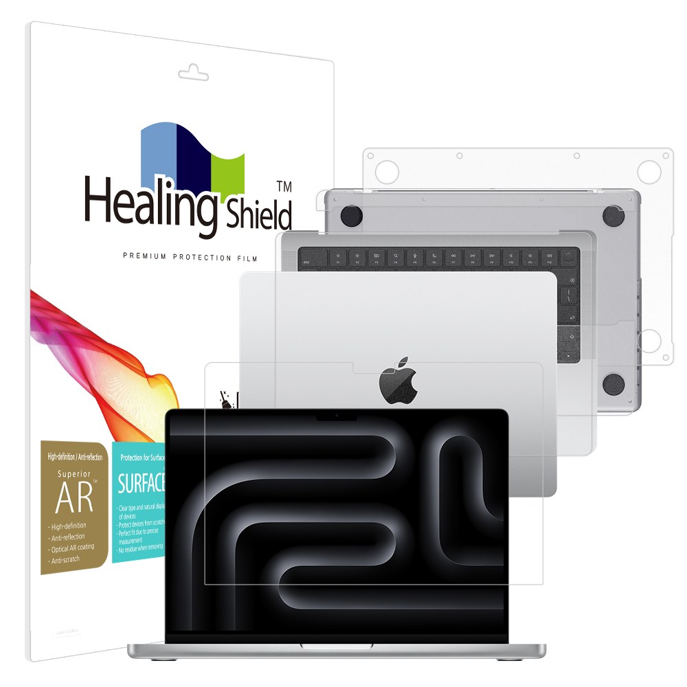힐링쉴드 맥북프로14 M3 고화질 액정보호필름1매 외부3종 67,320원