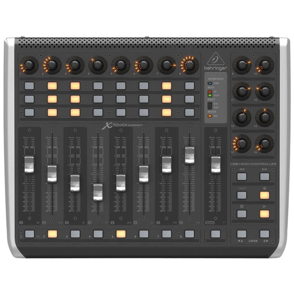 베링거 X-TOUCH COMPACT DAW 컨트롤러 MIDI 컨트롤 서피스 오디오 믹서 공식인증점 475,000원
