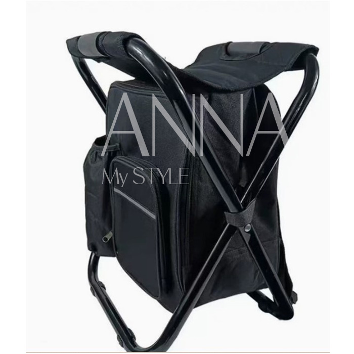 안나네 등받이형 접이식 캠핑,낚시의자 스틸프레임 대용량가방형 150KG 하중 16,500원