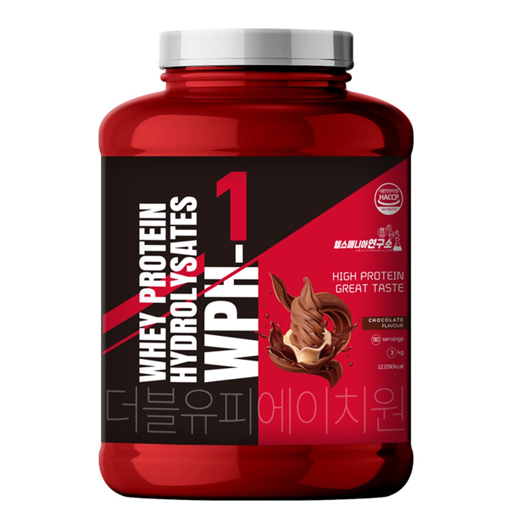 헬스매니아 단백질 헬스보충제 WPH-1 3kg 90회분 초코맛, 3kg, 1개 132,800원