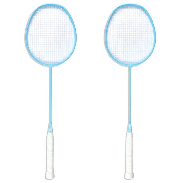 스맥스코리아 초경량 카본 배드민턴 라켓 2p 세트 블루 39,320원