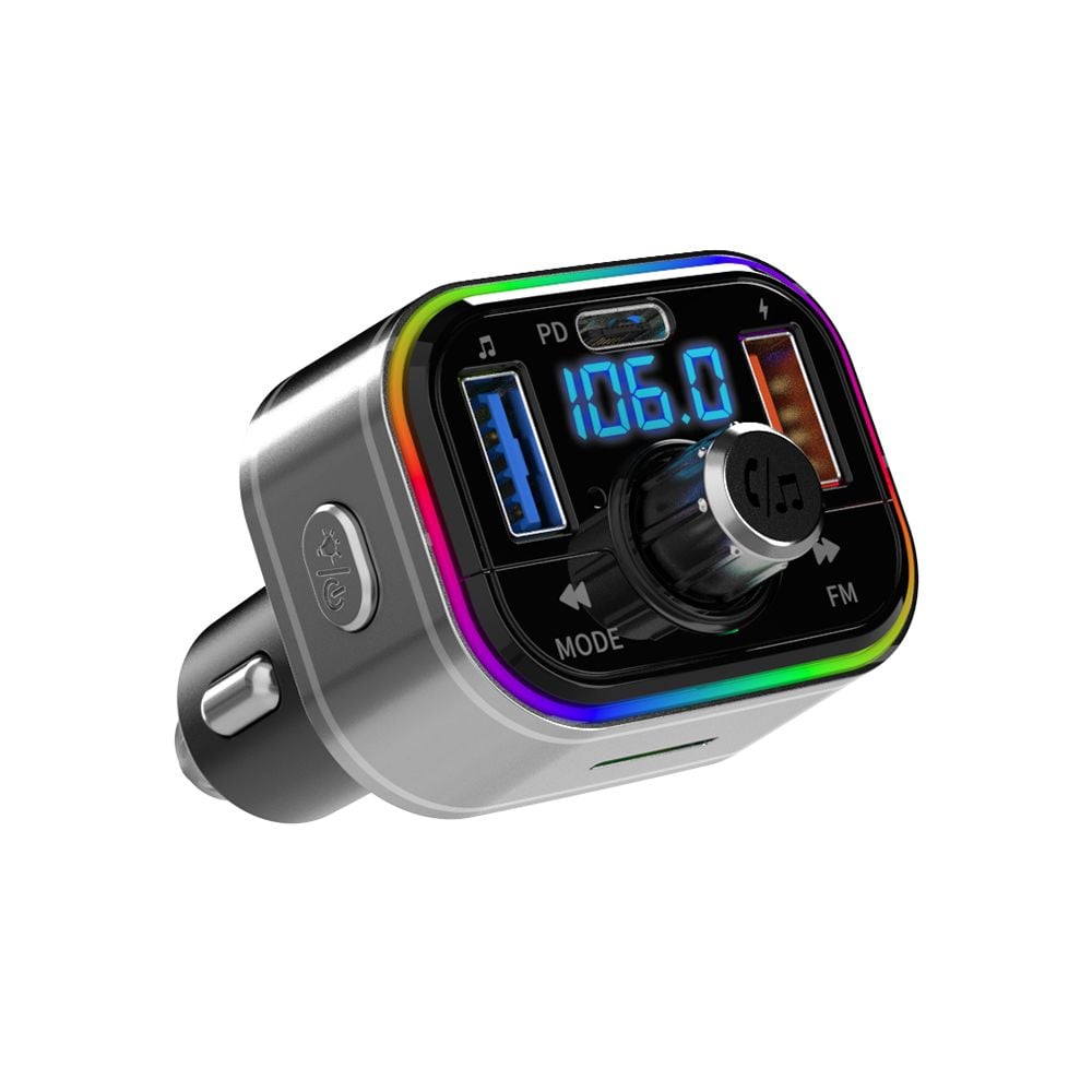 7in1 블루투스 무선 카팩 무드등 핸즈프리 고속 충전 40,380원