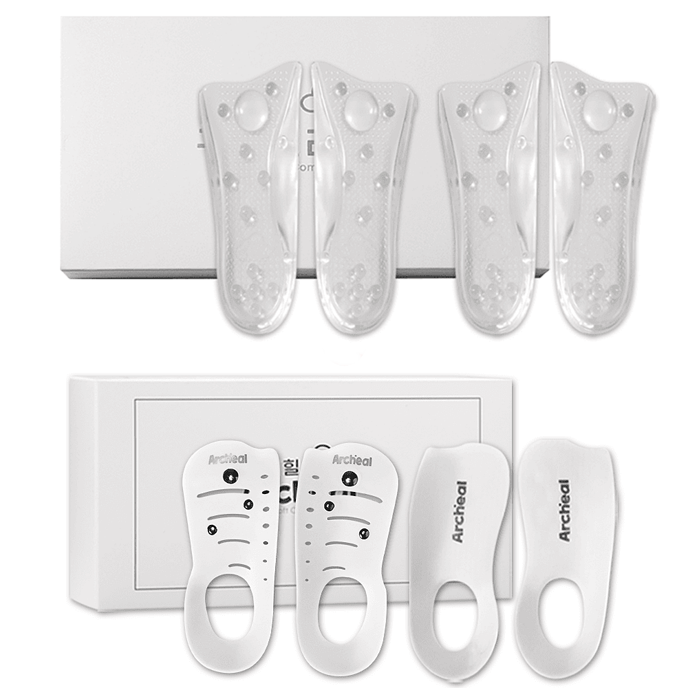 (홈쇼핑) 발편한 구름 젤리깔창 (아치힐 사은품 구성) 충격 흡수 발지압 실리콘 아치 깔창 29,900원