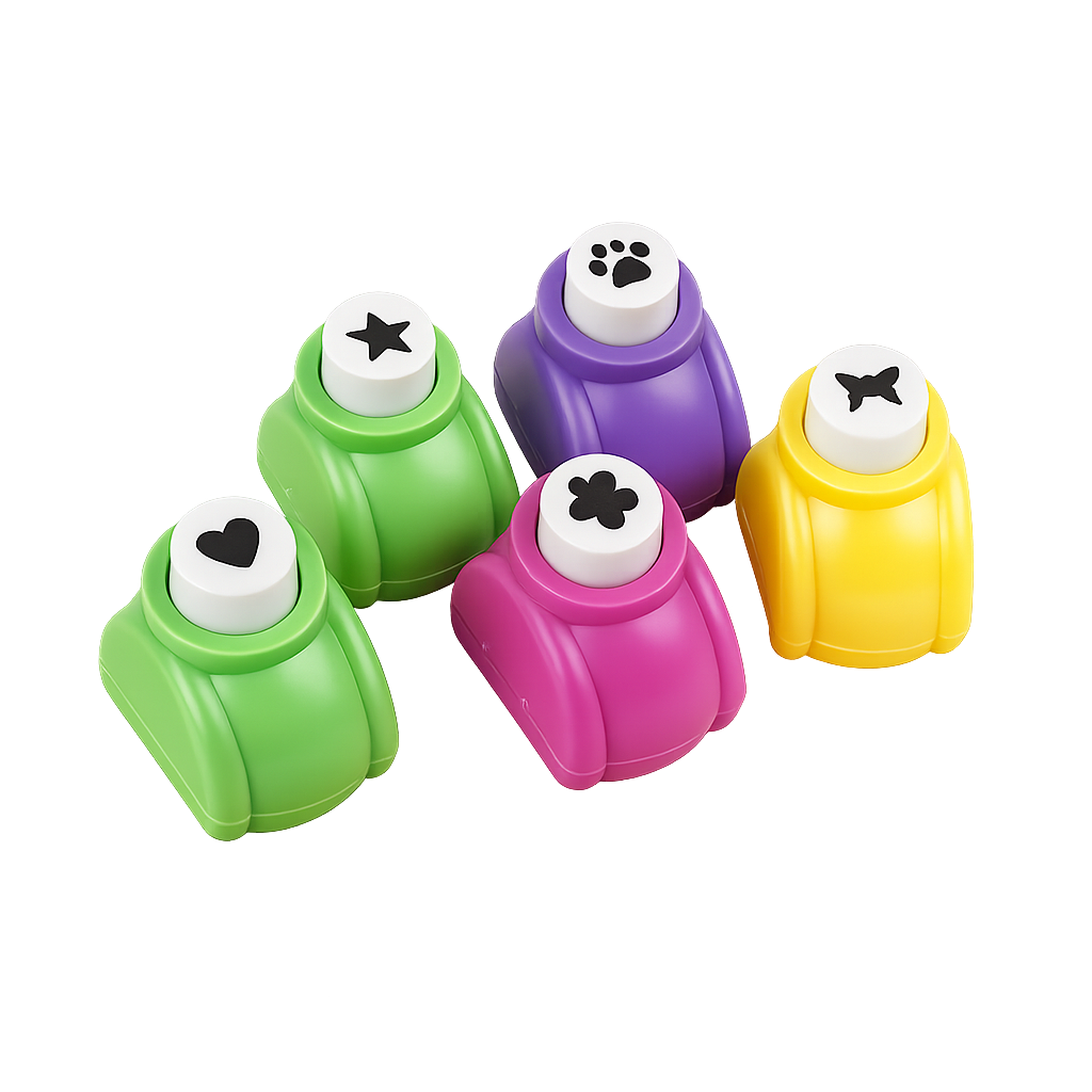 미니 종이 펀칭기 5종 세트 다꾸 펀치 다이어리 꾸미기 모양 펀치, 1세트, 하트,별,네잎클로버,나비,강아지발 11,100원