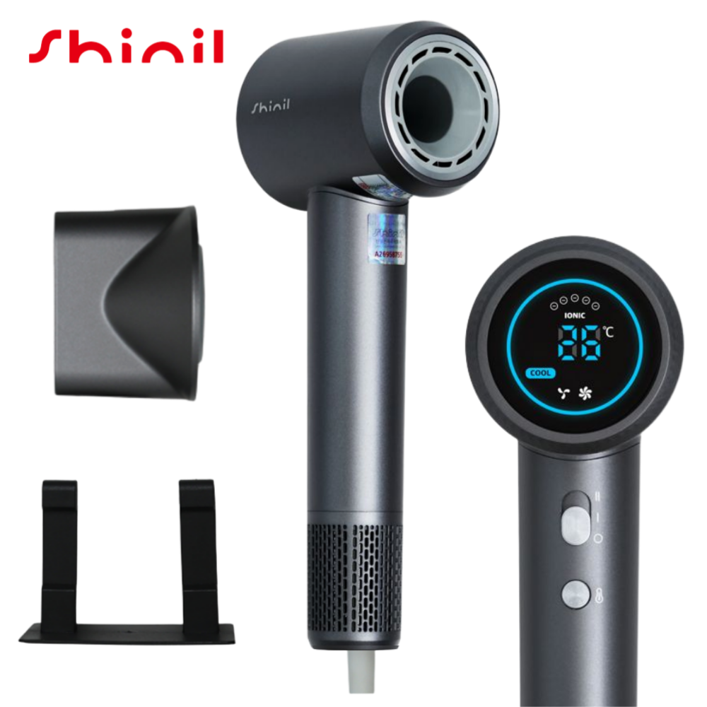 [26년형 신상품] 신일 프리미엄 BLDC 초강력 음이온 헤어 드라이어 스마트 디스플레이 가정용 전문가용 SHD-C8611, 그레이, SHD-C8611 81,800원