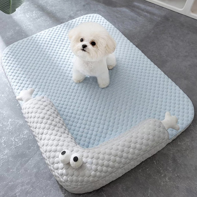 캐티콘 여름 시원한 반려동물 방석 쿠션 고양이 강아지 방석, 블루, 1개 22,670원