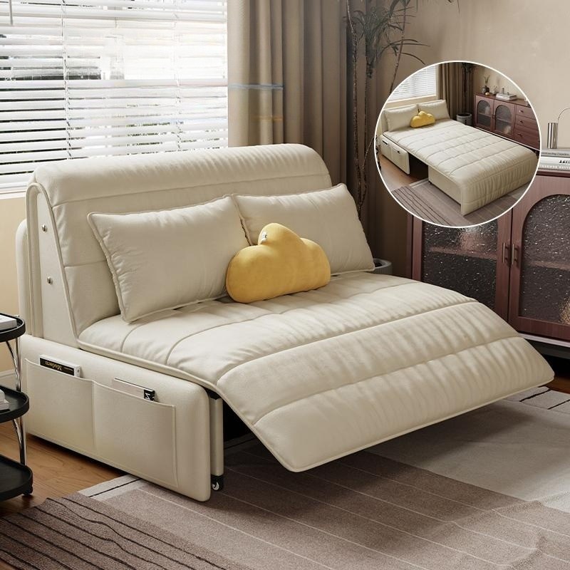 전동소파베드 슬라이딩 1인소파 거실 쇼파침대 접이식 원룸쇼파 모션베드, 1.5m 라텍스 모델 765,600원