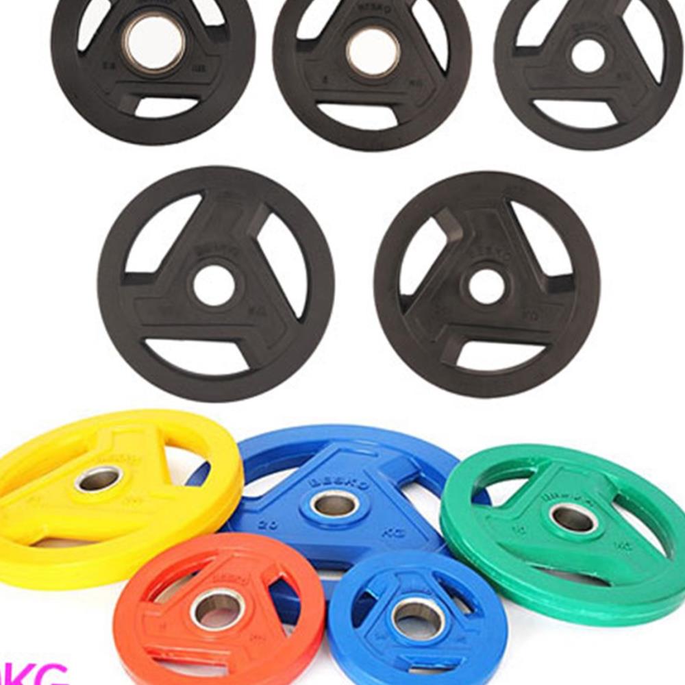 (올핀) 베스코 - 3홀 중량원판 10kg 블랙/칼라 고무코팅 55,200원