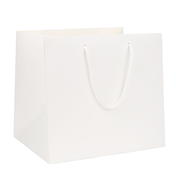 [도시락쇼핑백] 종이끈 도시락 특대 백색 50ea 49,000원