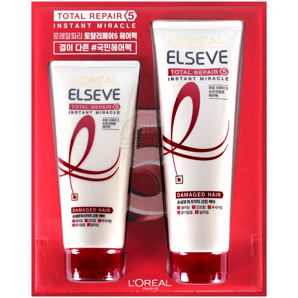로레알파리 토탈 리페어5 인스턴트 미라클 헤어팩 17,500원