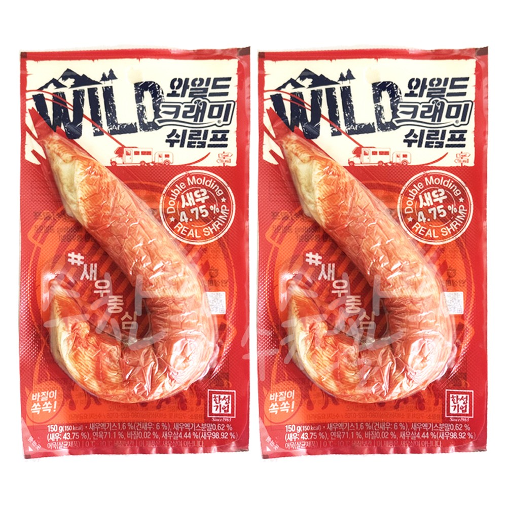 한성마트 1+1 와일드 크래미 쉬림프(150gx2) 7,510원