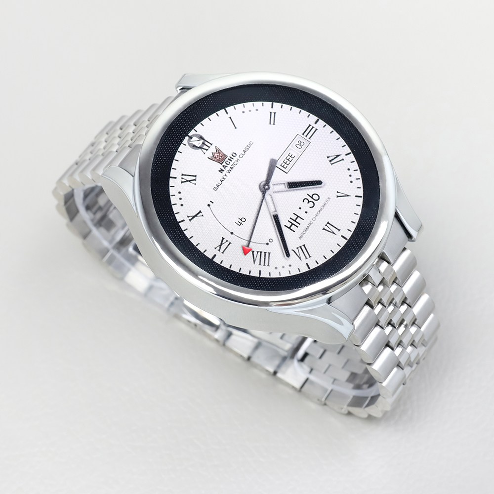 타임스토리 갤럭시워치5 4 호환 7선 날개형 메탈 스트랩, 실버 32,930원