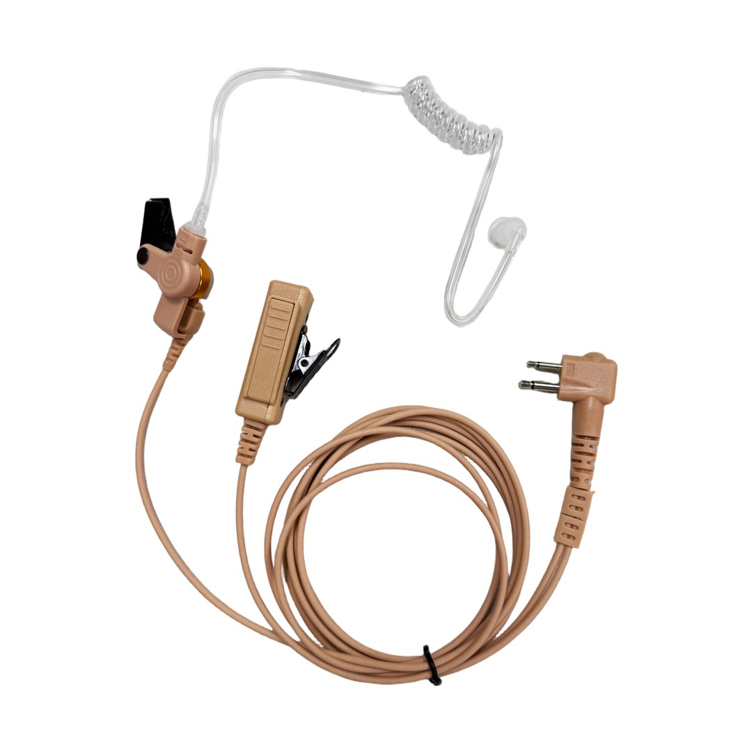 [거성통신] 무전기 고급형 베이지색 경호형 이어마이크 모토로라 R2 P3688 2pin 33,000원