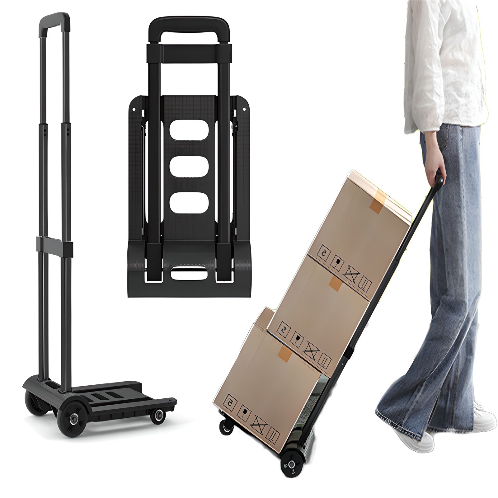 복나이트 핸드카트카트 구루마 대차 끌차 핸드카 접이식핸드카 손수레카트 예쁜 포장 증정 네 바퀴 25,990원