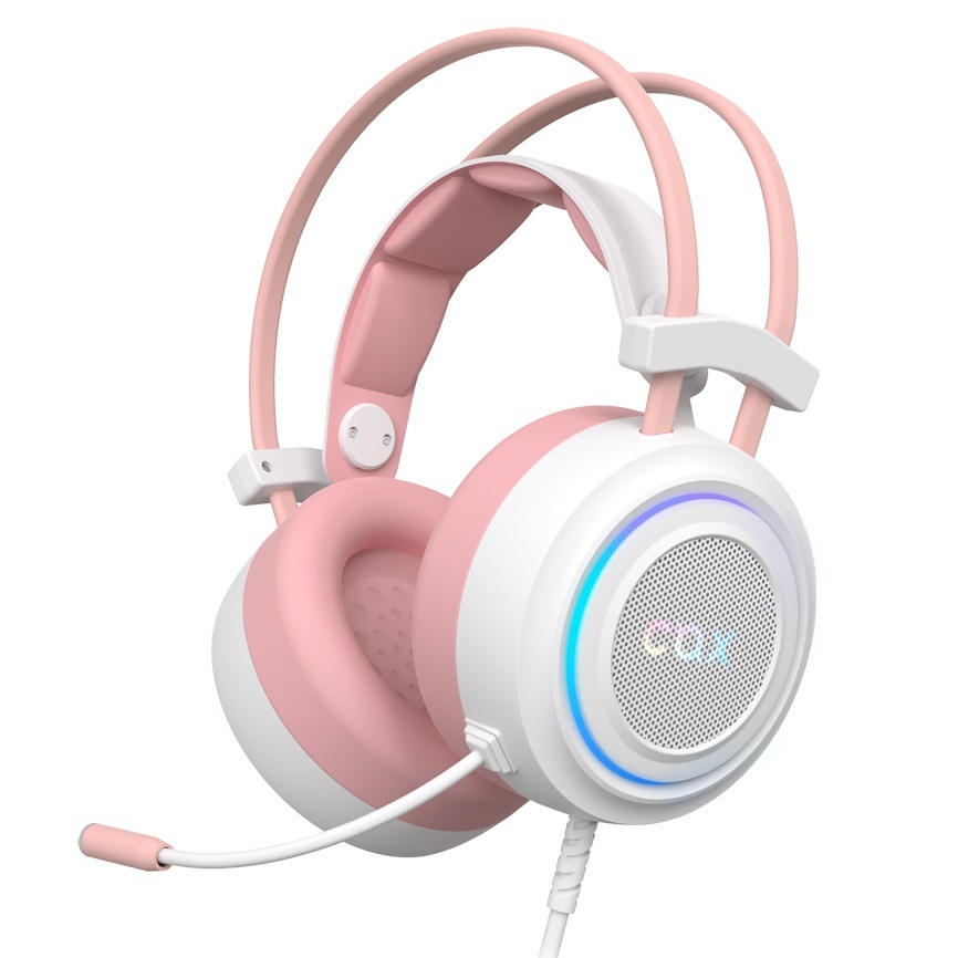 COX 최강비 MEGA-CUP 가상 7.1 RGB 진동 게이밍 헤드셋, Pink, CX-4 29,800원