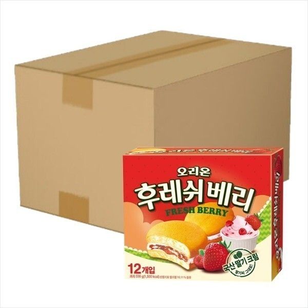 오리온 후레쉬베리 딸기 336gx8개(1박스) 58,800원