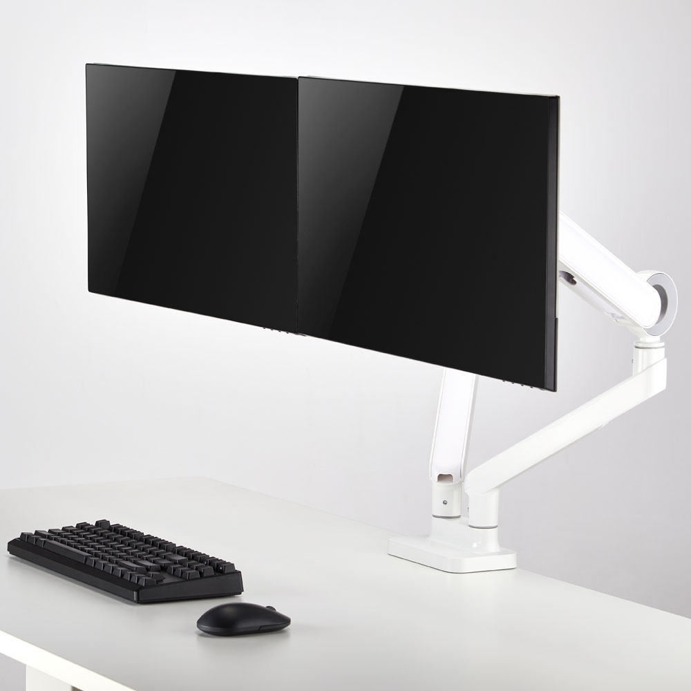 달자브라켓 듀얼모니터암 고중량 마운트 15-35인치 브라켓 프리미엄 거치대 화이트 27MR400 27UP850K 32UP830K 호환 105,000원