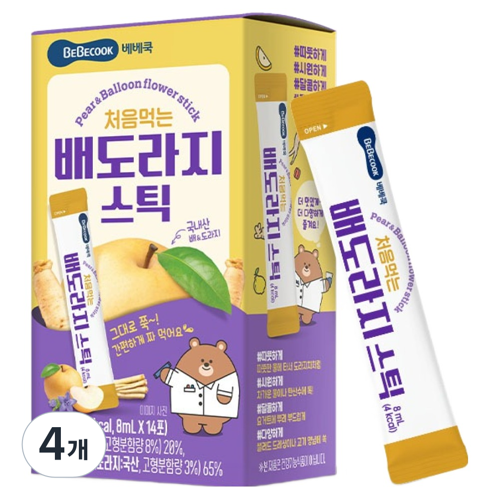 베베쿡 처음먹는 배도라지 스틱 32,550원