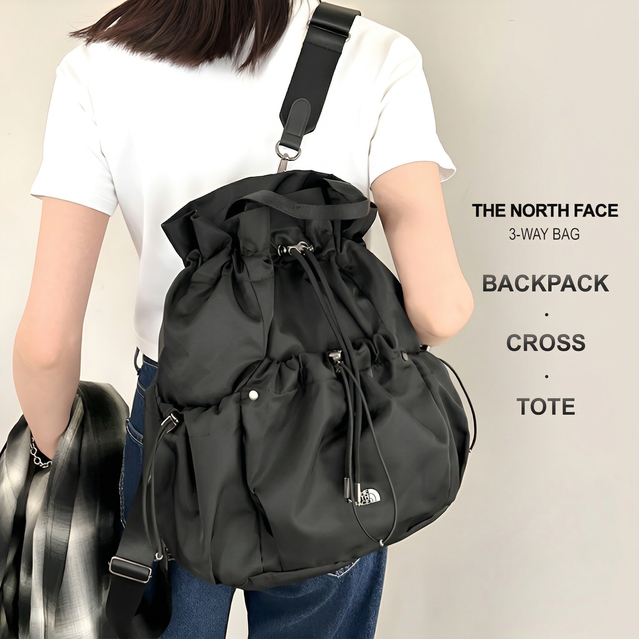 노스페이스 가방 보니 팩 미디움 3way 미니 COCOBLANK키링포함 119,000원