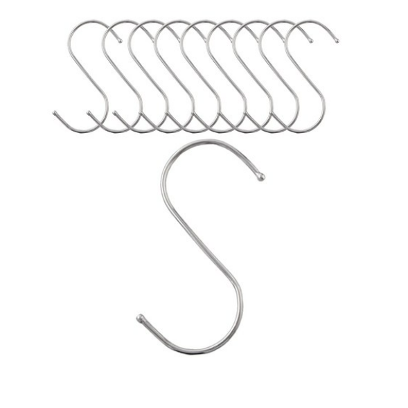 아트사인 S자 걸이형행거 특대 비포장, 실버, 10개 8,500원