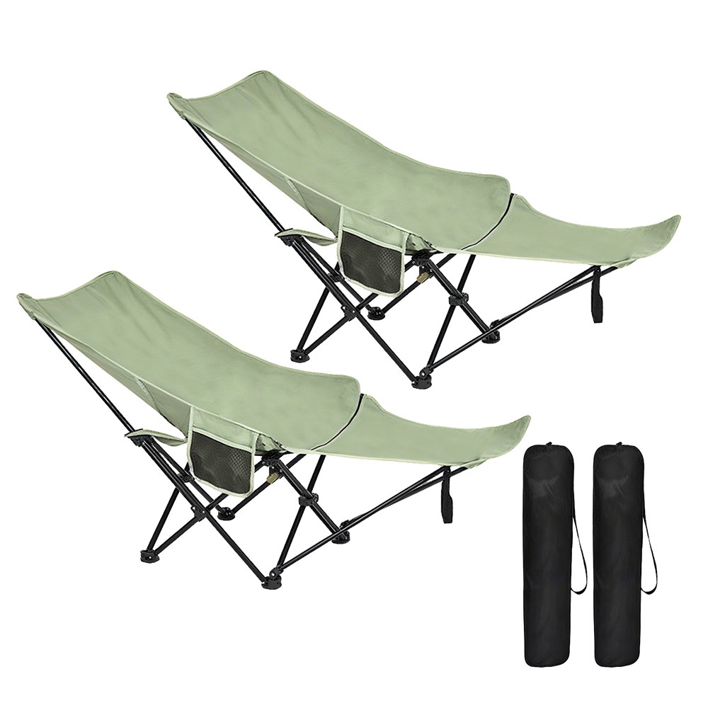 [오늘특가]Frokom 경량 접이식 캠핑의자 1+1 튼튼한 야외 접이식 4단 각도조절 캠핑의자 발받침 릴렉스 체어, 2개, 그린 40,670원