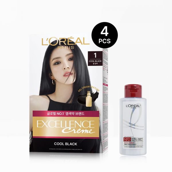 쉽고 편한 새치염색 로레알파리 엑셀랑스 크림 4개본드리페어 프리트리트먼트 100ml 58,000원