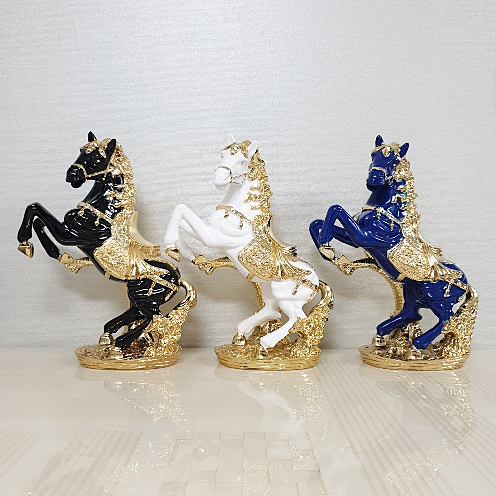 다잇홈데코 성공운의 아이콘 말 장식품 흑말 백말 청말 인테리어소품 말소품 58,000원