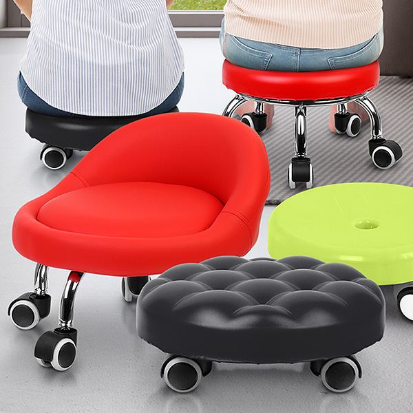 [나사] 바퀴달린의자 앉은뱅이 낮은 원형 이동식 9,100원