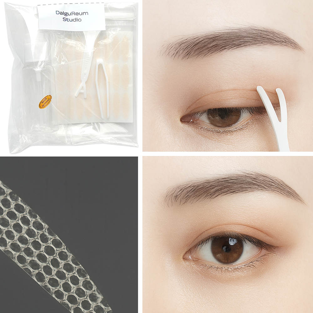 (공병증정) 티 안나는 DalguReum Studio 레이스 쌍꺼풀 테이프, 240EA (2EA x 120회분) 8,990원
