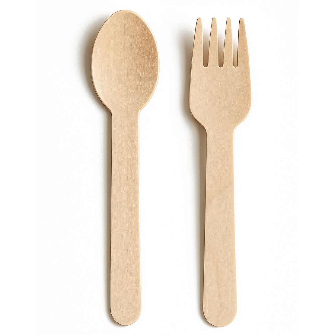 파티팡 우드 스푼+우드 포크 / 캠핑 피크닉 일회용 나무 숟가락 포크 세트, 1세트, 96개입 10,800원