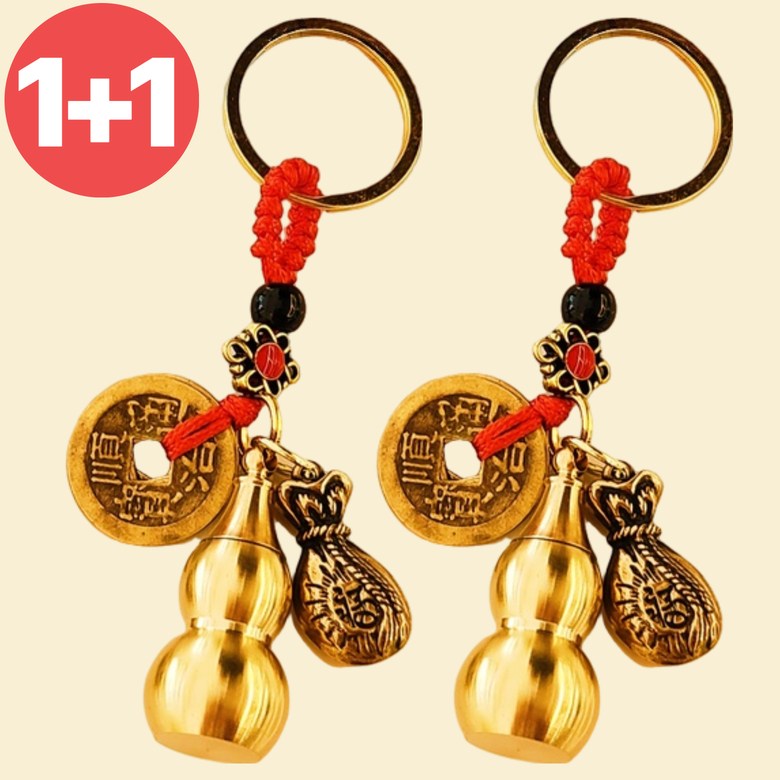 라워스 재물운 조롱박 엽전 복주머니 키링 9,900원
