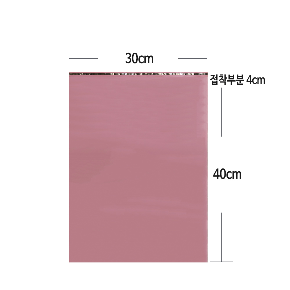 대용량 HDPE 택배봉투 베이비핑크 30*40+4cm 1100장 89,600원