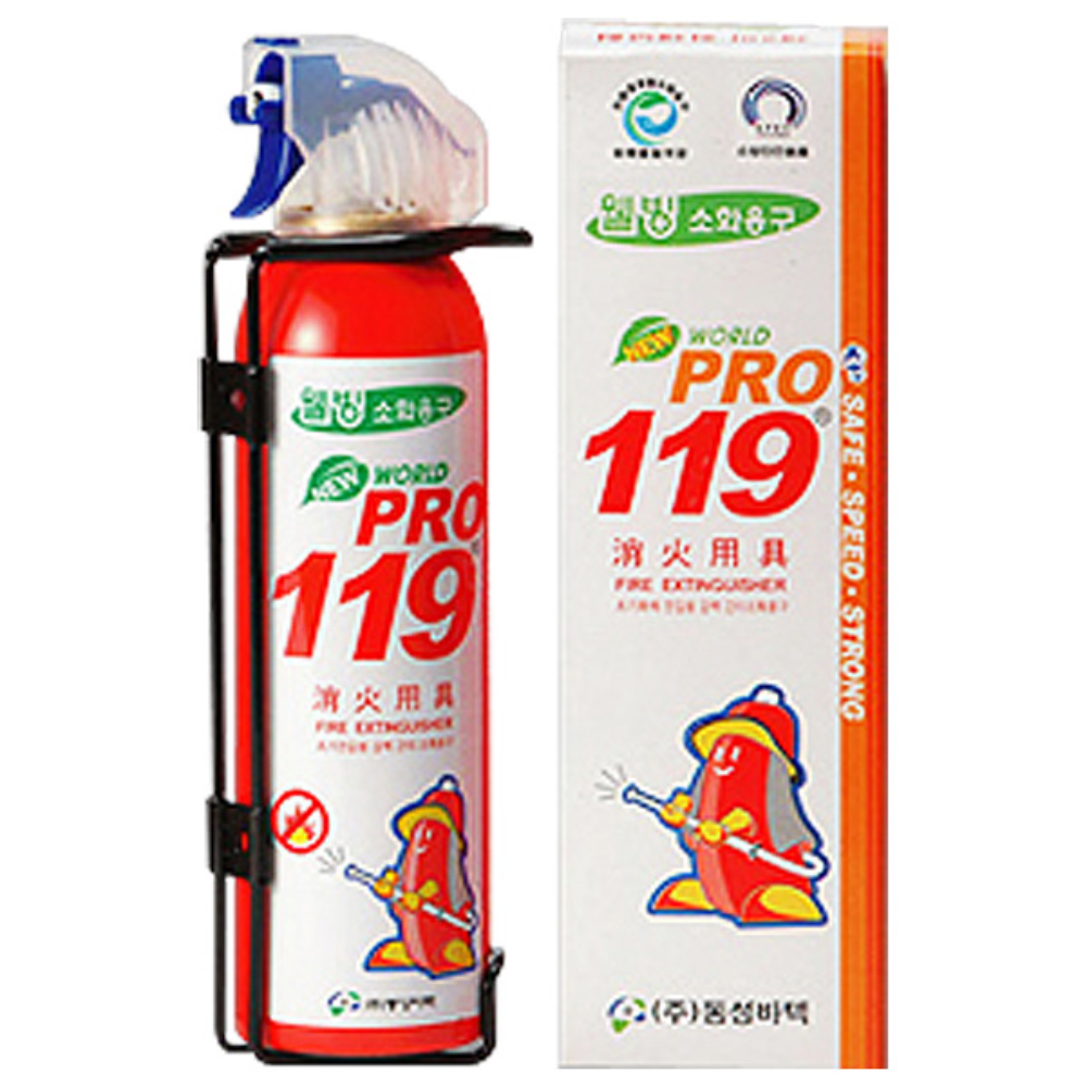 월드프로119 국산정품 자동차량 간이소화기 소형 레드, 255ml, 1개 11,000원