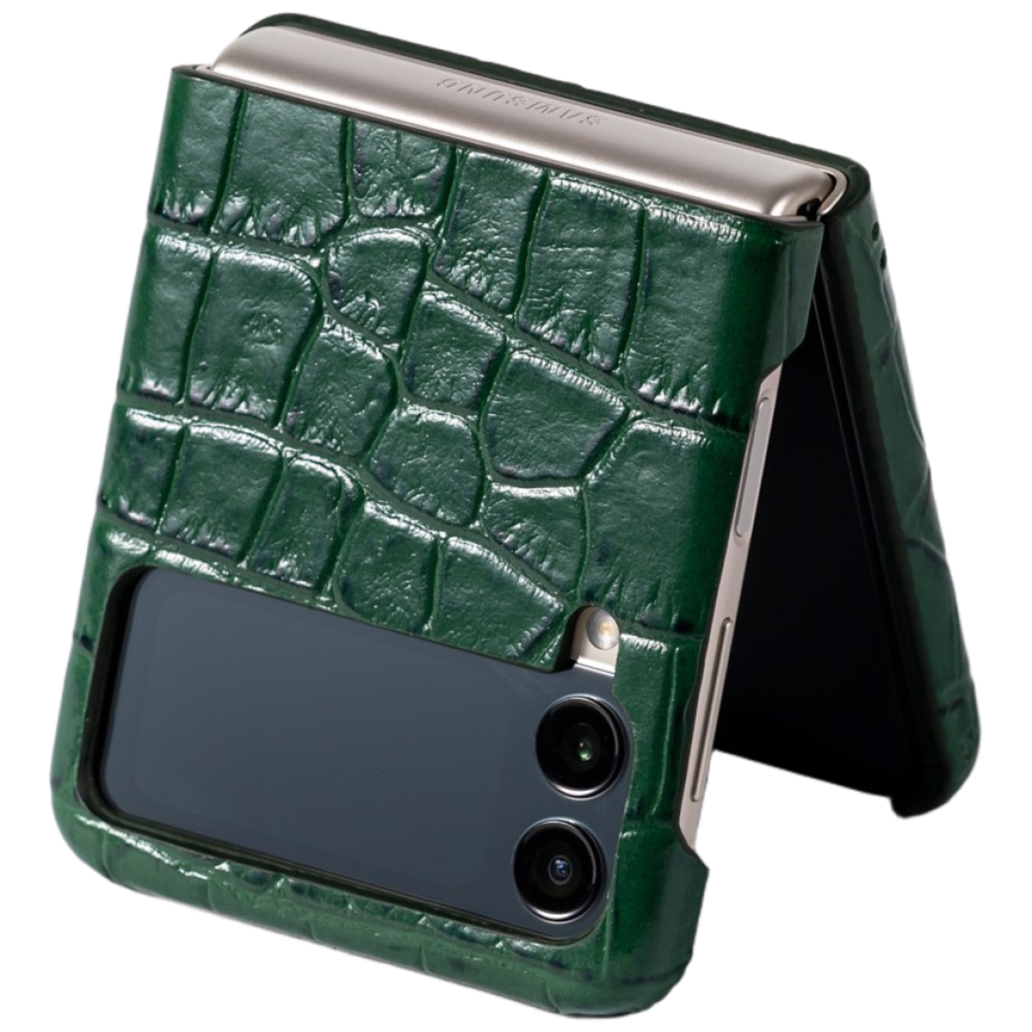 본아띠 천연소가죽 머서 크로커다일 악어 풀커버 갤럭시 Z플립 케이스 39,700원