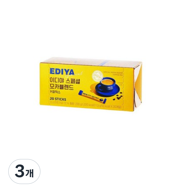 이디야 스페셜 모카블렌드 커피믹스, 11.5g, 20개입, 3개 15,500원