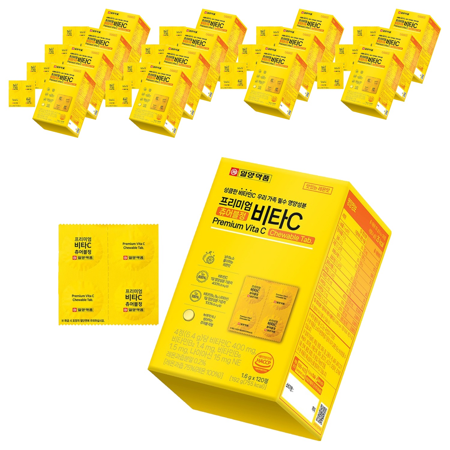 일양약품 프리미엄 비타C 츄어블정, 15개, 120정 116,420원