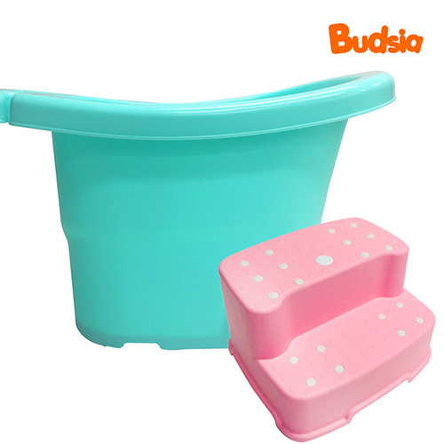 버드시아 디럭스 유아욕조 +논슬립 와이드 디딤대 65,710원