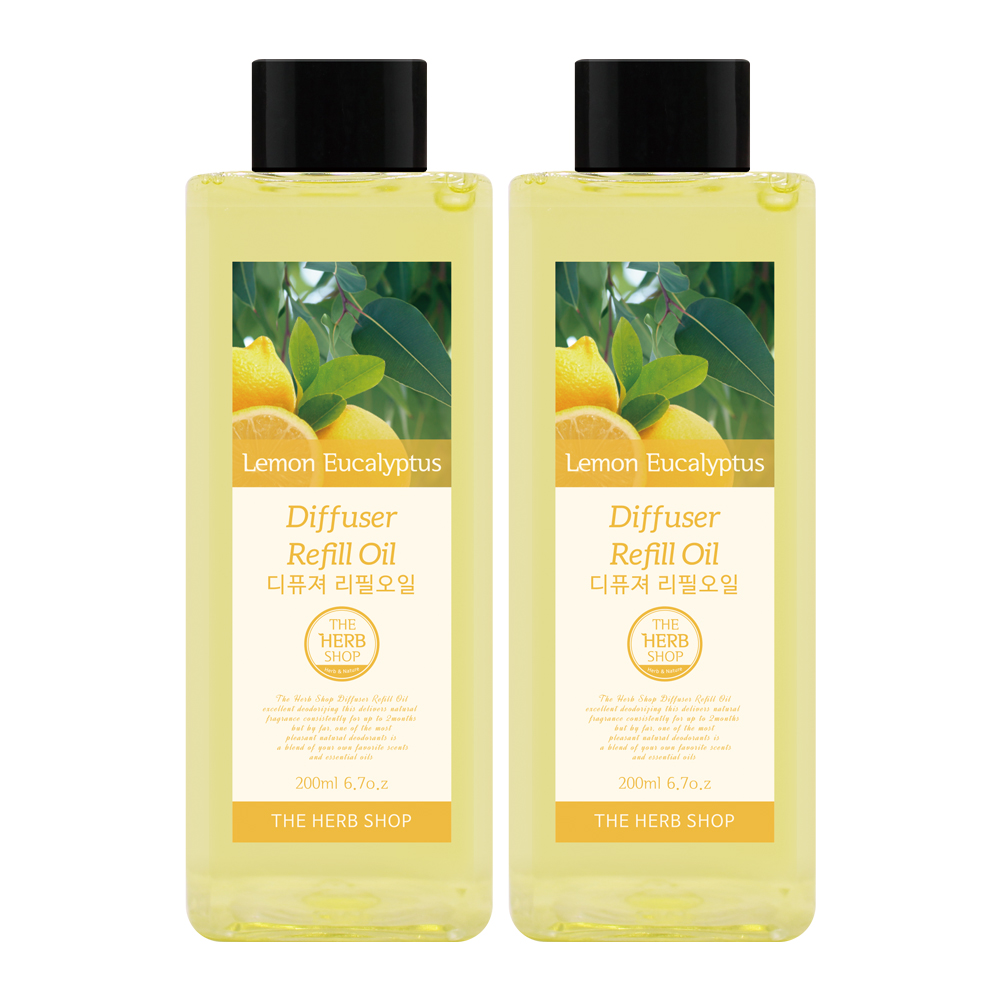 더허브샵 디퓨저 리필오일, 레몬유칼립투스, 200ml, 2개 15,600원