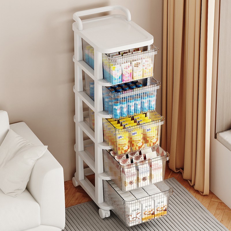 Frokom 다용도 이동식 서랍형 트롤리 카트, 슬라이딩 수납장, 화이트 31,160원