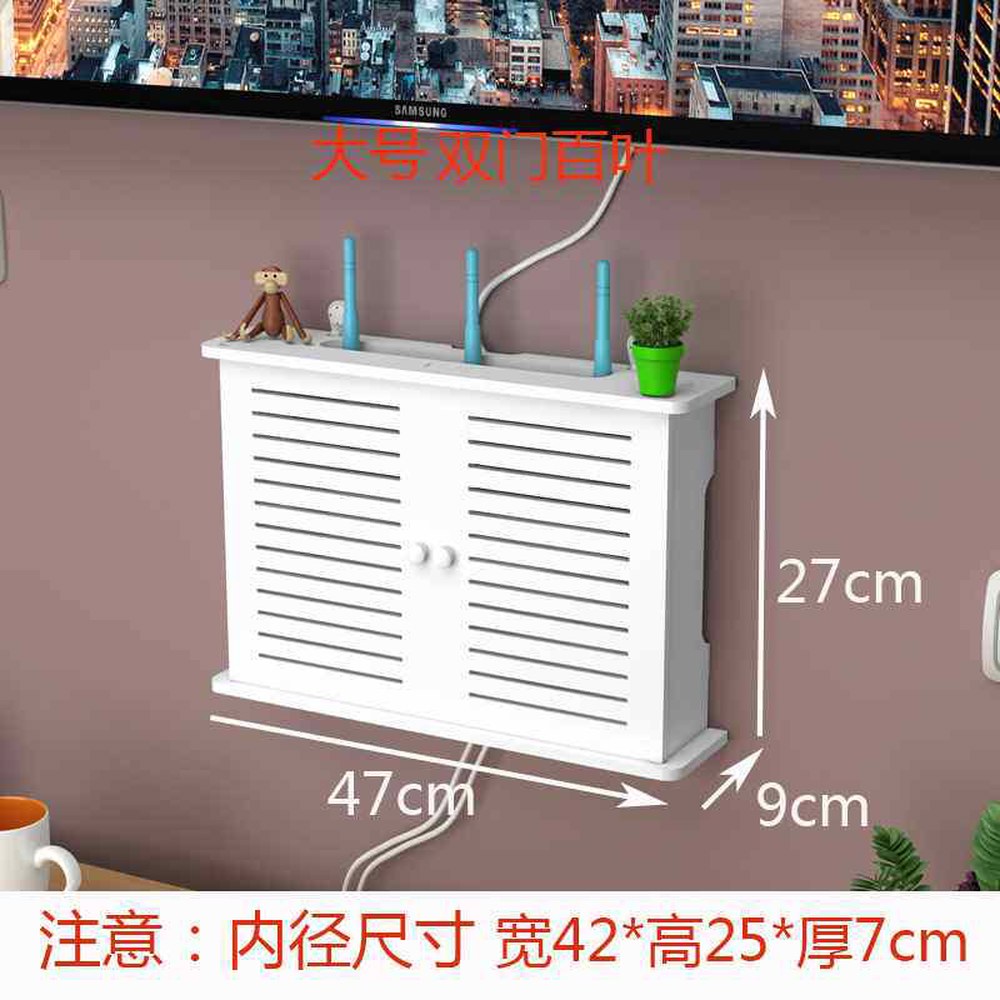 공유기수납박스 벽걸이형 펀칭 프리 공유기 WIFI 단형 선반 정리함 36,100원