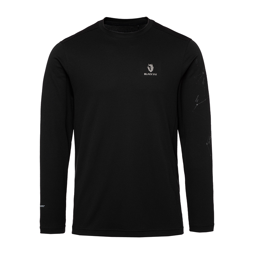 [본사출고]블랙야크 남성 폴라텍 델타 그래픽 긴팔티#1 라운드티셔츠 1BYRTSV003BK 89,000원