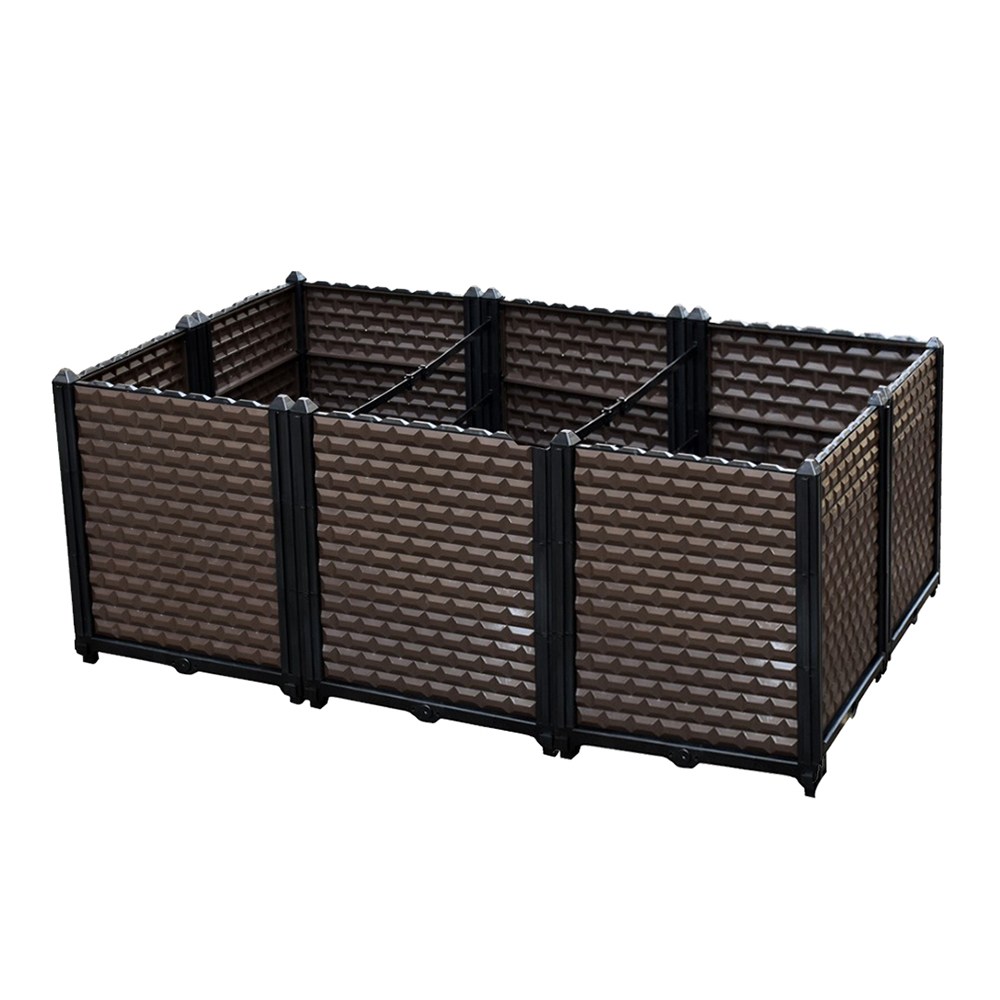 21세기트랜드 조립식 텃밭 대형화분 6칸(2X3) 세트 82,000원