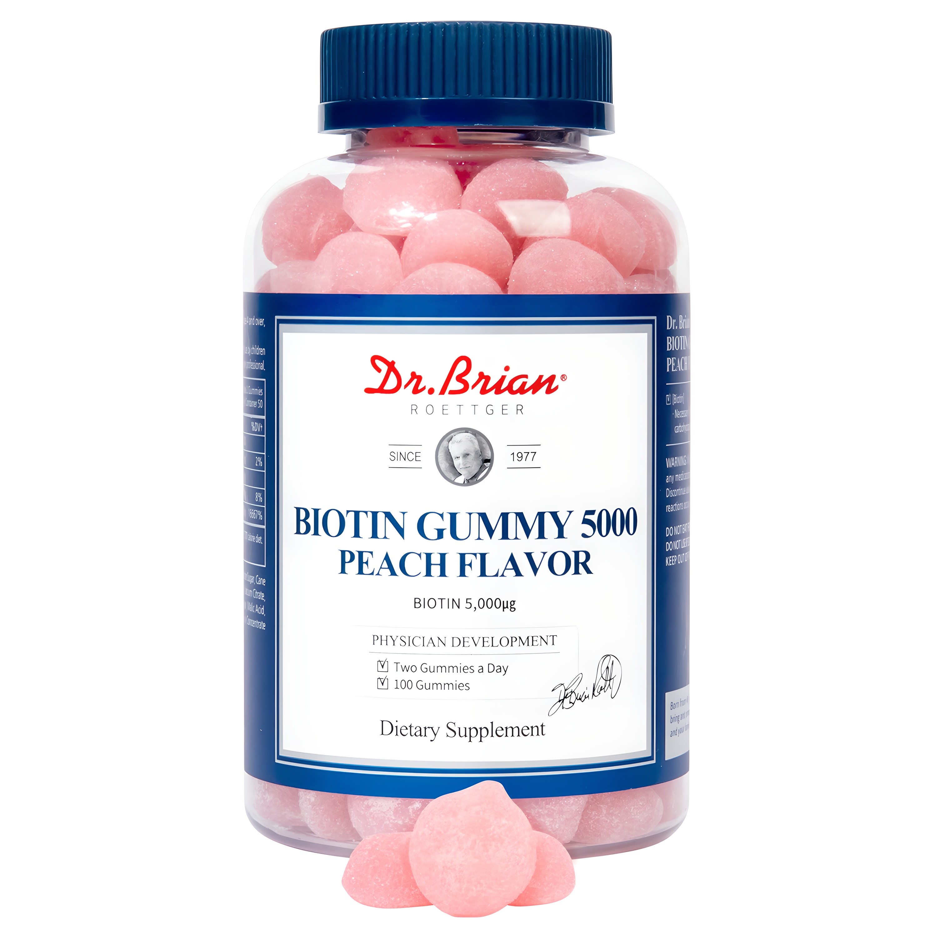 닥터브라이언 비오틴 구미 5000 피치 플레이버, 100정, 1개 14,310원