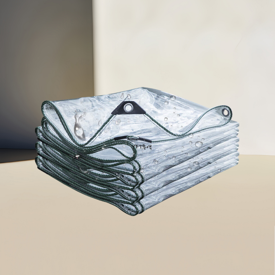 [YFT무역] 두꺼운 비닐막 투명 천막 PVC 방풍 방수 방한 사계절용 비닐 커튼 15,900원