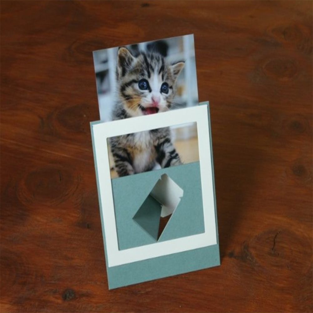 스탠딩 포토앨범 탁상용 정사각형 페이퍼프레임 종이액자 10매입 12,400원