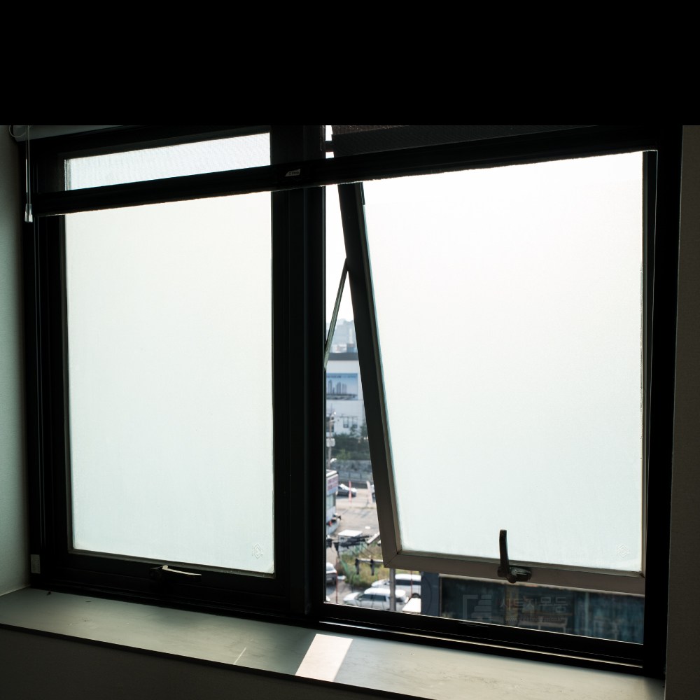 현대시트 무점착 창문용 시트지 HSW-32102, 밀키엠보 12,900원