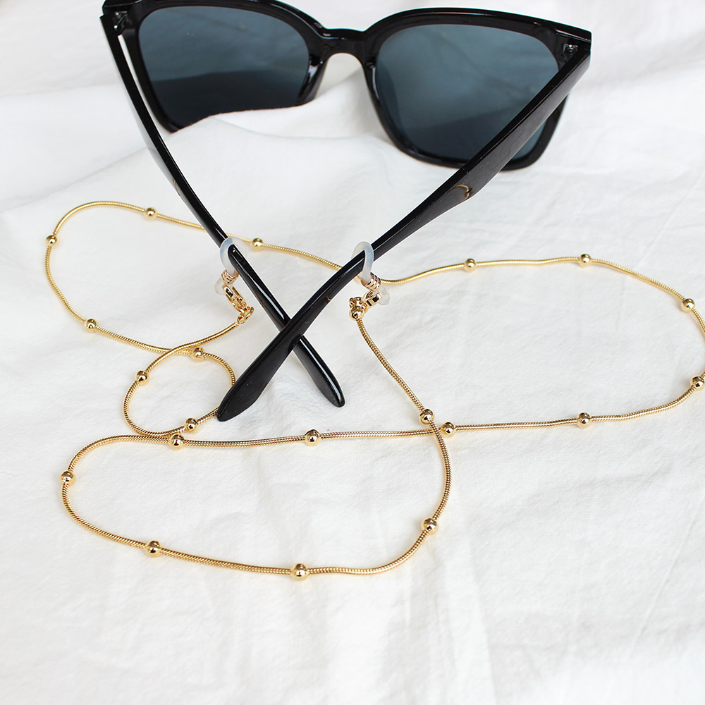 써지컬스틸 안경줄 14K이온도금 구슬볼 선글라스줄 안경목걸이 17,800원